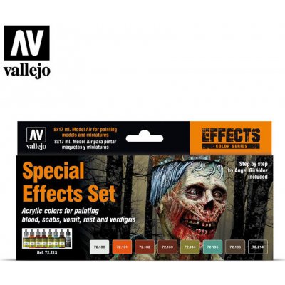 Vallejo Game Color Set 72213 Special Effects 8x17 ml. – Zbozi.Blesk.cz