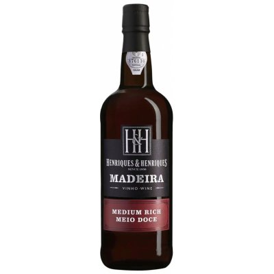 Henriques & Henriques Madeira Medium Rich 3 Y.O., Medium Sweet, 0,75l – Zboží Mobilmania