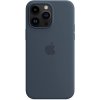 Pouzdro a kryt na mobilní telefon Apple Apple iPhone 14 Pro Max Silikonový kryt s MagSafe bouřkově modrý MPTQ3ZM/A