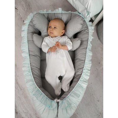 Baby Nellys oboustranné hnízdečko royal šedá – Sleviste.cz