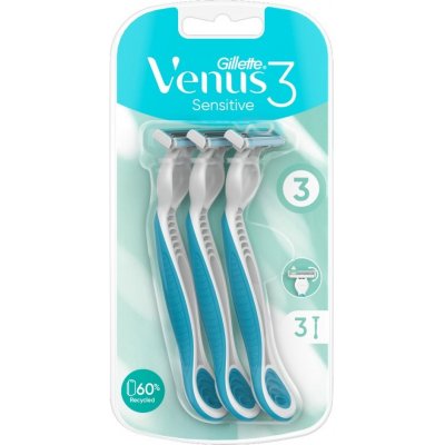 Gillette Venus 3 Sensitive 3 ks – Hledejceny.cz