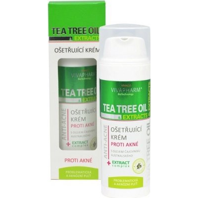 Vivaco Pleťový ošetřující krém s Tea Tree Oil 50 ml