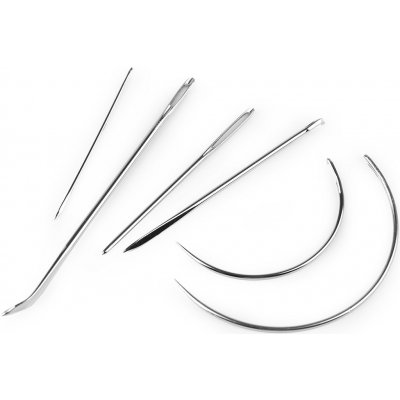 Jehly na kůži, pytlovinu, koberce, matrace Varianta: nikl, Balení: 1 karta – Sleviste.cz