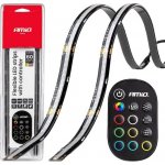 Amio LED interiérové RGB osvětlení 2×30 cm, s dálkovým ovládáním, 12V | Zboží Auto