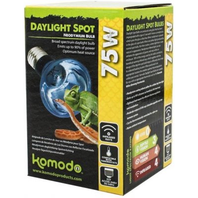 Komodo Neodymium Daylight Spot Bulb 75 W – Zboží Mobilmania