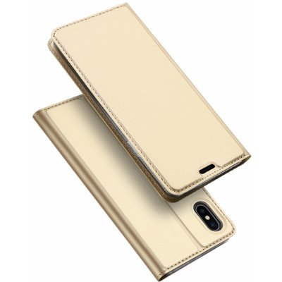 Pouzdro DuxDucis iPhone XS MAX Skin zlaté – Zboží Mobilmania