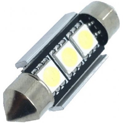 LEDAutozarovky.cz C5W SV8,5 - 3x SMD 5050 CNB 12V 2W