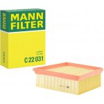 MANN-FILTER Vzduchový filtr MANN C22031 – Hledejceny.cz