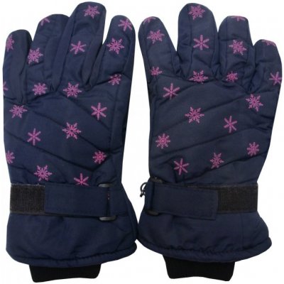 C04 Juniorské zimní lyžařské rukavice modrá