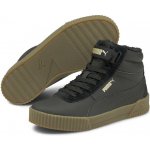 Puma Carina Mid Wtr dámská zimní obuv černá zlatá khaki – Hledejceny.cz
