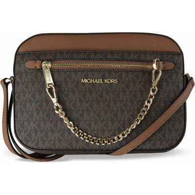 Michael Kors dámská crossbody kabelka Jet Set 35S1GTTC9B brown – Hledejceny.cz