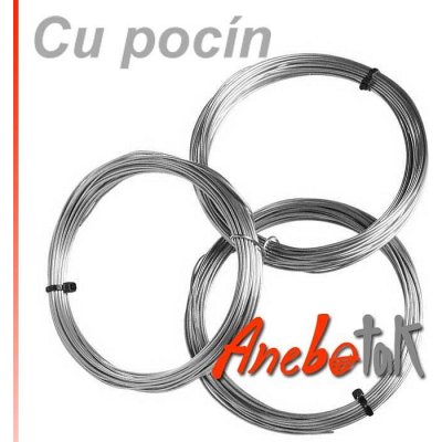 Pocínovaný drát měděný 1,38 mm, matný, svitek 10 m – Sleviste.cz