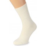 Wooline ponožky 2v1 Merino Natural Wool 5 dámské hladké krémové – Hledejceny.cz