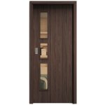 Sapeli Elegant Komfort M33 posuvné ořech 60 x 210 cm Planibel bronz – Hledejceny.cz