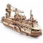 Ugears 3D mechanické puzzle výzkumné plavidlo Research Vessel 575 ks – Sleviste.cz