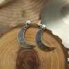 Drum Shapes KO12 Earrings Moon