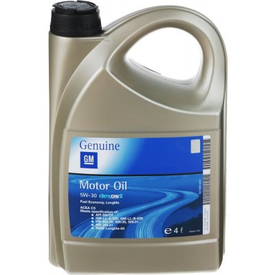 Opel GM Motor Oil Dexos 2 5W-30 4 l – Sleviste.cz