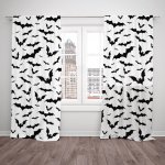 IMPAR Závěsy Netopýři (Rozměr : 140x250, Materiál: Blackout) – Zboží Mobilmania