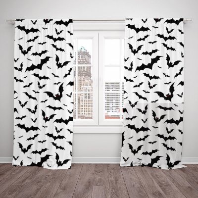 IMPAR Závěsy Netopýři (Rozměr : 140x250, Materiál: Blackout) – Zboží Mobilmania