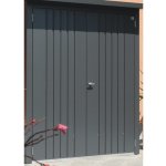 Biohort Dveřní set WoodStock šedý křemen metalíza 150 - 157x171 cm – Zbozi.Blesk.cz