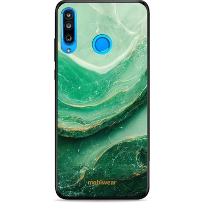 Pouzdro Mobiwear Glossy Huawei P30 Lite - G023G - Zelený mramor – Zbozi.Blesk.cz