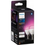 Philips SADA 2x LED RGBW Stmívatelná žárovka Hue WACA P45 E14/5,1W/230V P5750 – Zboží Živě