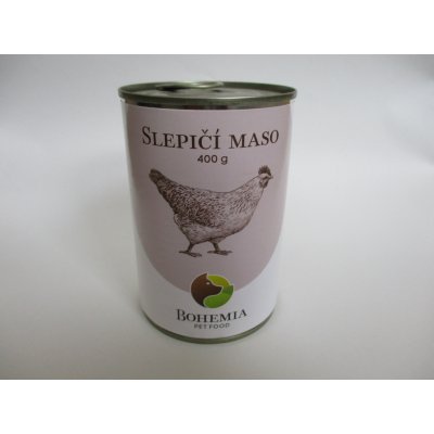 Bohemia Pet Food Slepičí maso ve vlastní šťávě 400 g – Zboží Mobilmania