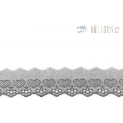 Madeira štykování šedá, šíře 5 cm – Zboží Dáma