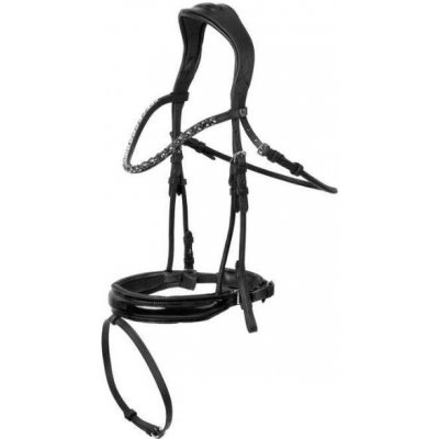 HORZE Uzdečka Clermont se švédským nánosníkem černá – Zboží Dáma