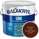 Balakryl Uni mat 2,5 kg tmavě hnědý – Sleviste.cz