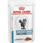 Royal Canin Veterinary Diet Cat Sensitivity Control Chicken Rice Pouch 12 x 85 g – Hledejceny.cz