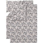 LIVARNO povlečení z mikrovláknitého saténu listy/šedá 140x200 70x90 – Hledejceny.cz