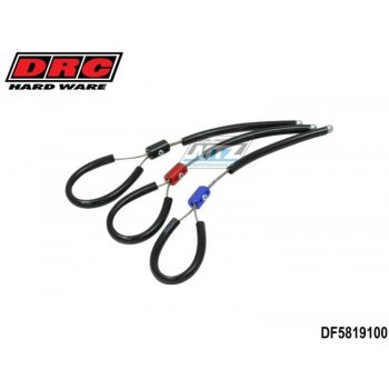 Ochranné lano brzdového pedálu DRC Brake Saver - DRC D58-19-103 - červené