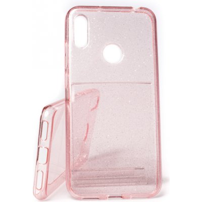 Pouzdro Crystal Glitter Honor 8A Růžové – Sleviste.cz