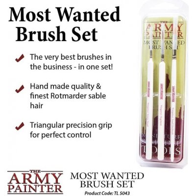 Army Painter Most Wanted Brush Set sada štětců – Zboží Mobilmania