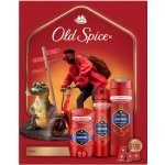 Old Spice Gentleman dárková sada s tuhým deodorantem 50 ml + deodorantem ve spreji 150 ml + sprchovým gelem Captain 250 ml – Zboží Dáma