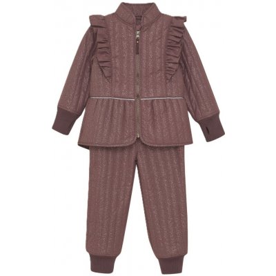 En Fant Dívčí termo set s volánky Glitter Rose Taupe – Hledejceny.cz