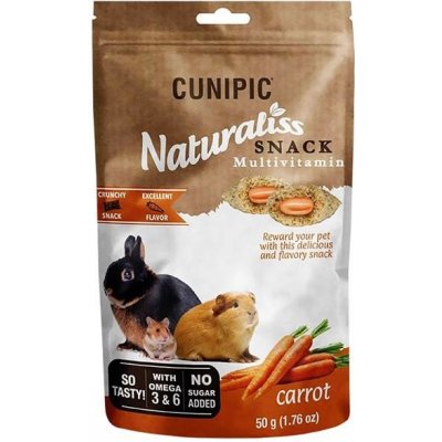 Cunipic Naturaliss snack Multivitamin pro drobné savce 50 g – Zbozi.Blesk.cz