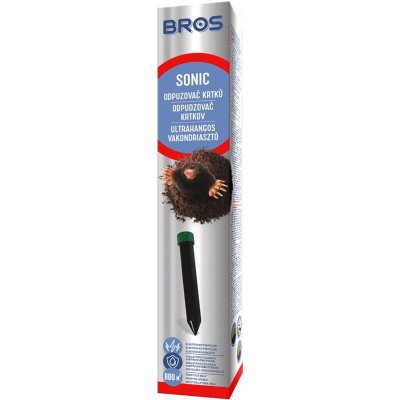 Bros Plašič krtků bateriový Sonic + 3 baterie LR20 – Hledejceny.cz