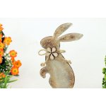 Zajíc kovová dekorace ZA806767 – Zboží Mobilmania