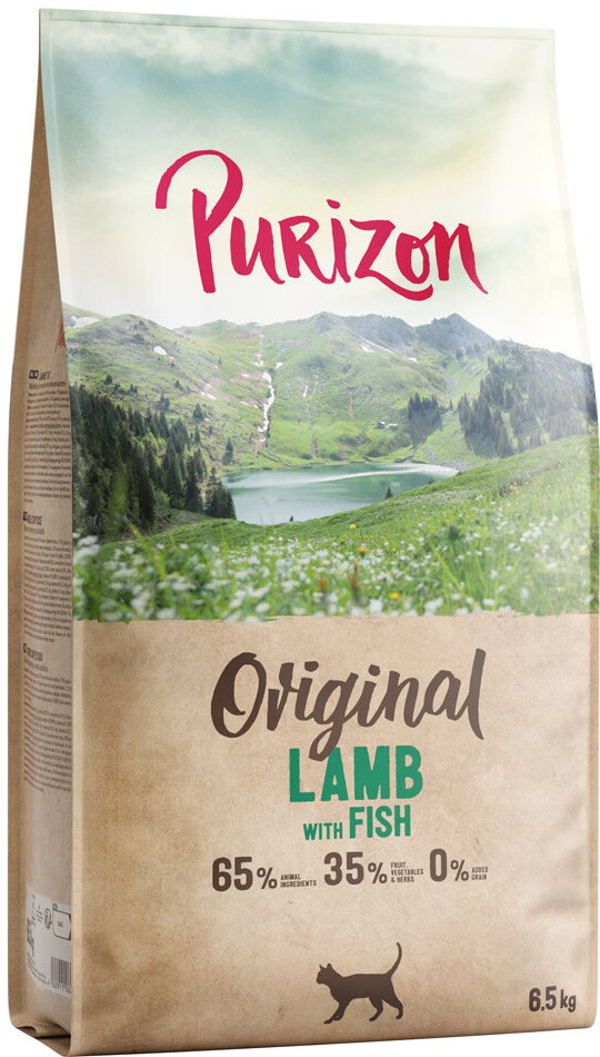 Purizon Original jehněčí s rybou bez obilovin 2 x 6,5 kg