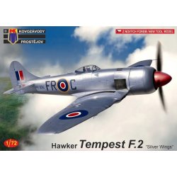 Kovozávody Prostějov Hawker Tempest F.2 stříbrná Wings3x camo 1:72