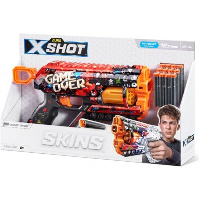 Zuru X Shot SKINS S Bubnovým Zásobníkem K.O. S 12 šipkami Od 599 Kč ...