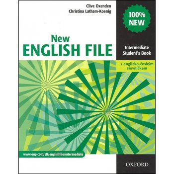 New English file Intermediate Studenťs Book s anglicko-českým slovníčkem - Clive Oxenden; Christina Latham-Koenig