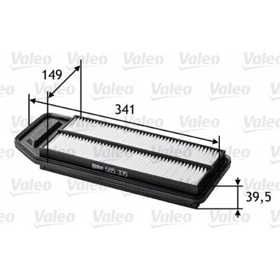Vzduchový filtr VALEO 585335 – Hledejceny.cz