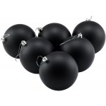 DECOLED Plastová koule prům. 10 cm černá 6 x matná – Hledejceny.cz