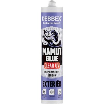 Debbex MAMUT glue CLEAR 100% UV 290 ml Exteriér 51933BD – Hledejceny.cz