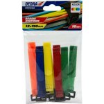 DEDRA 11RM12152 stahovací pásky na suchý zip 12x150mm 10ks – Sleviste.cz