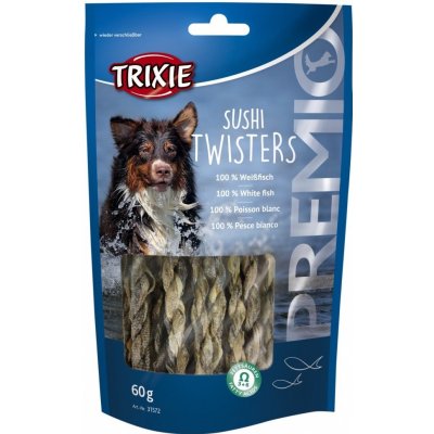 Trixie Premio TWISTER 100% rybí copánky 60 g – Zbozi.Blesk.cz