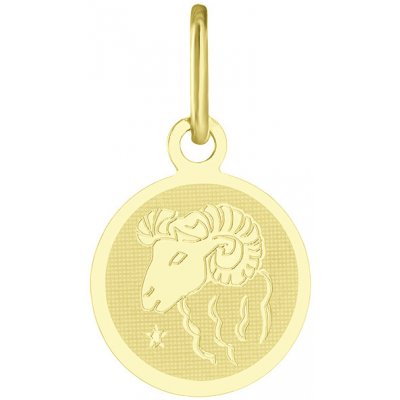 Gemmax Jewelry Zlatý přívěsek Beran měsíční znamení GUPYN 35811